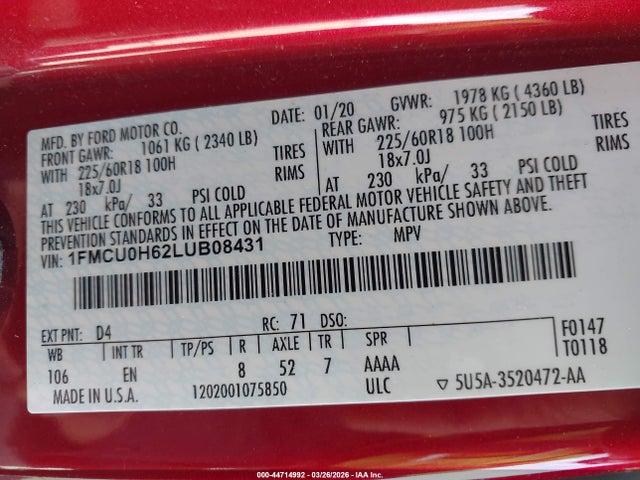Ford Escape Sel