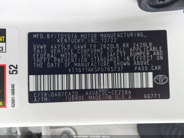 Toyota Camry Se