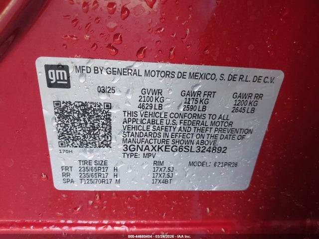 Chevrolet Equinox Fwd Activ