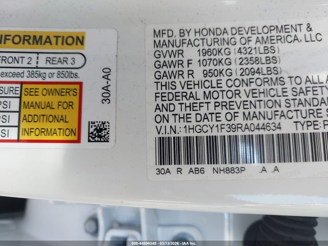 Honda Accord Ex