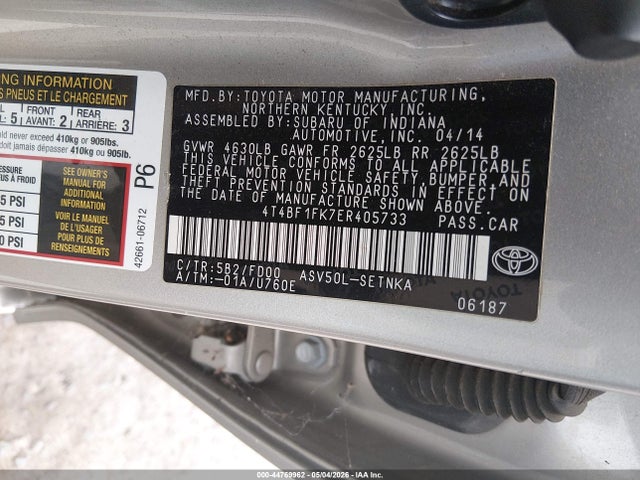 Toyota Camry Le