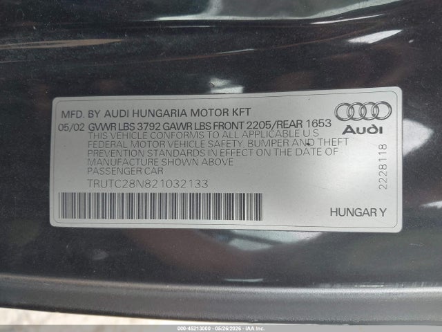 Audi TT 1.8l