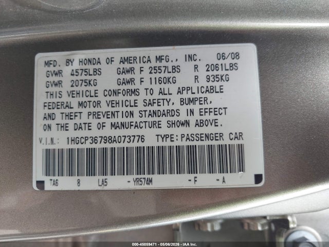 Honda Accord 3.5 Ex