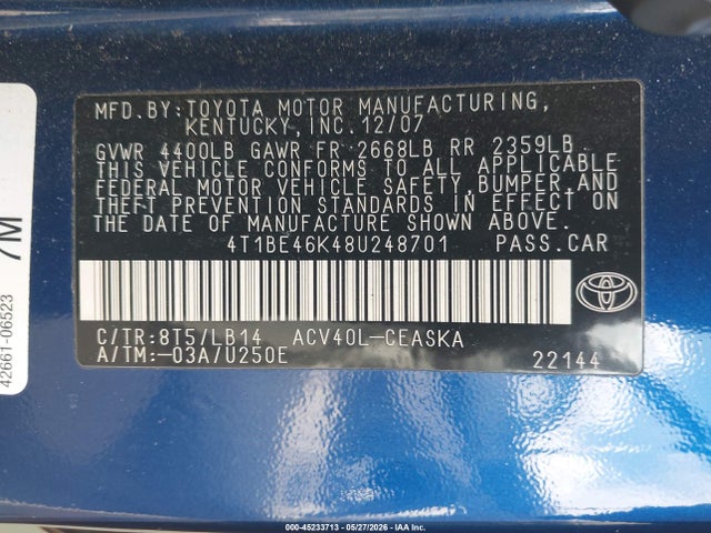 Toyota Camry Se