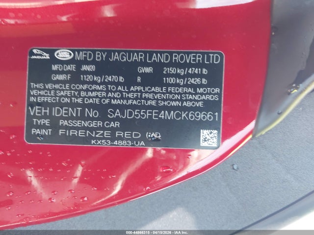 Jaguar F-TYPE R Awd Automatic