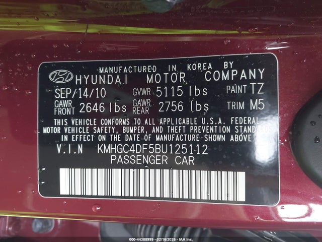 Hyundai Genesis 4.6