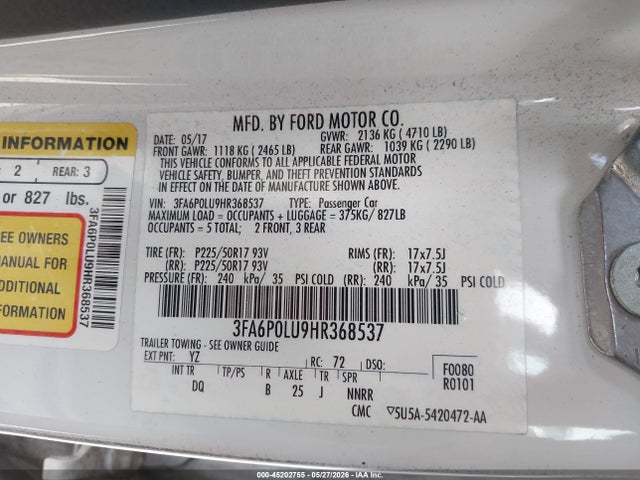 Ford Fusion Se