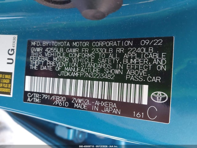 Toyota Prius Prime Le