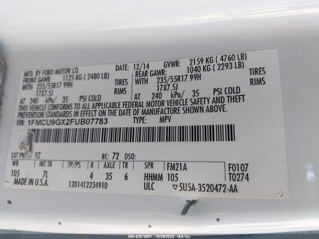 Ford Escape Se