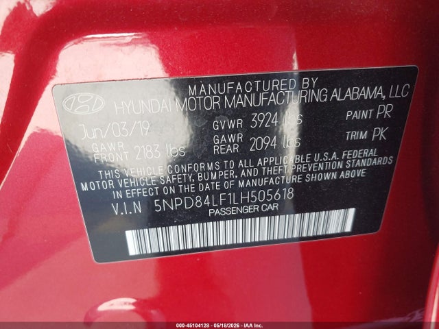Hyundai ELANTRA Sel