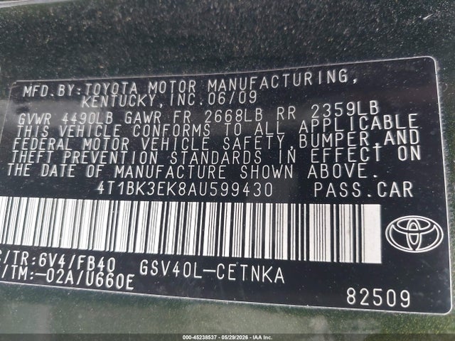 Toyota Camry Le V6