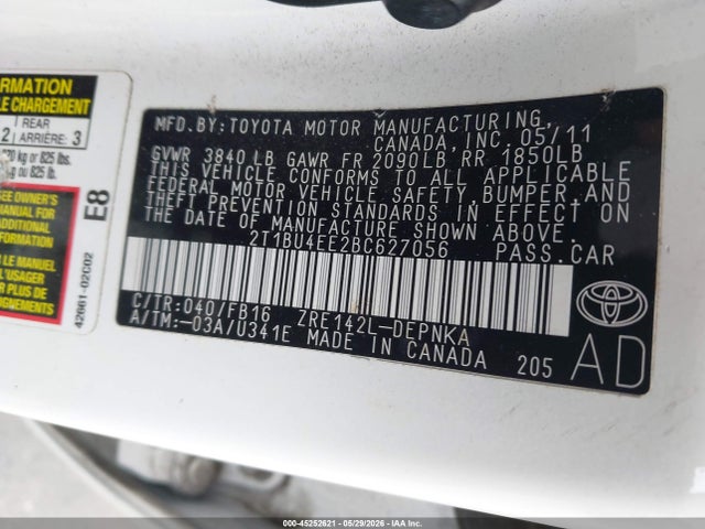 Toyota Corolla Le