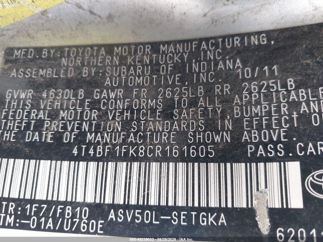 Toyota Camry Xle
