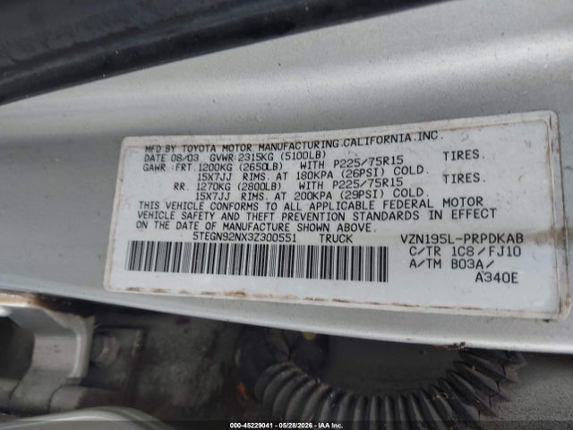 Toyota Tacoma Prerunner V6