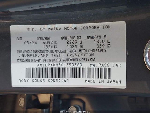 Mazda Mazda3 2.5 S Select Sport