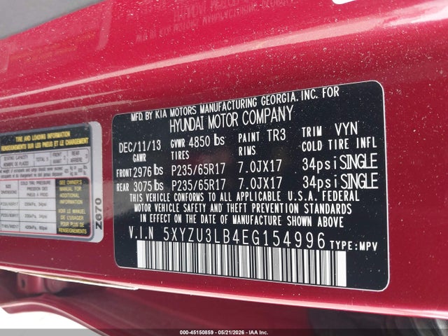 Hyundai SANTA FE 2.4l