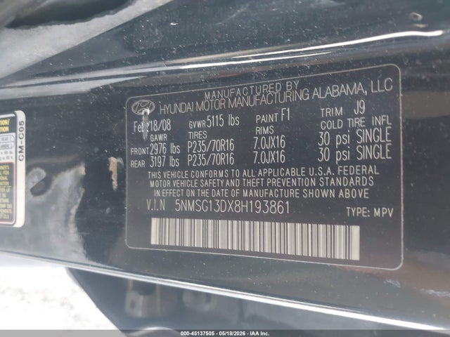 Hyundai SANTA FE Gls