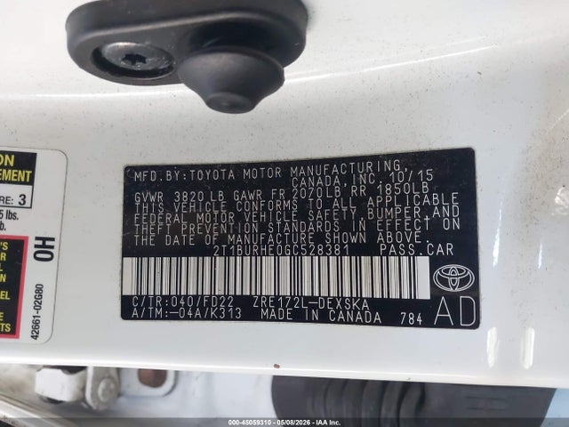 Toyota Corolla S Plus