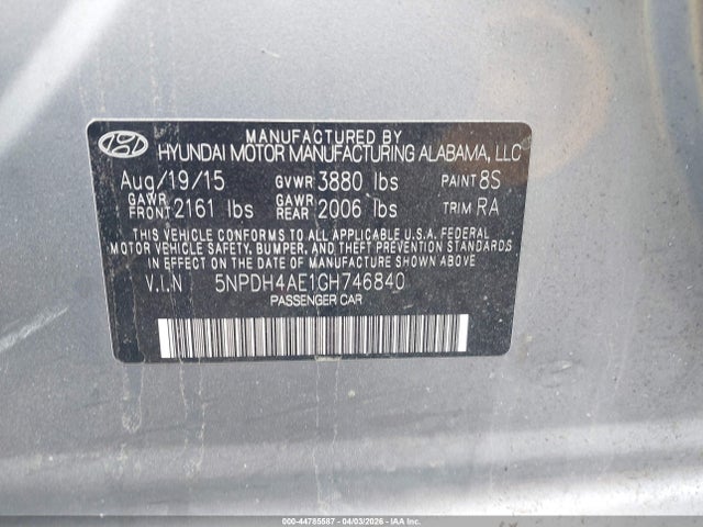 Hyundai ELANTRA Limited