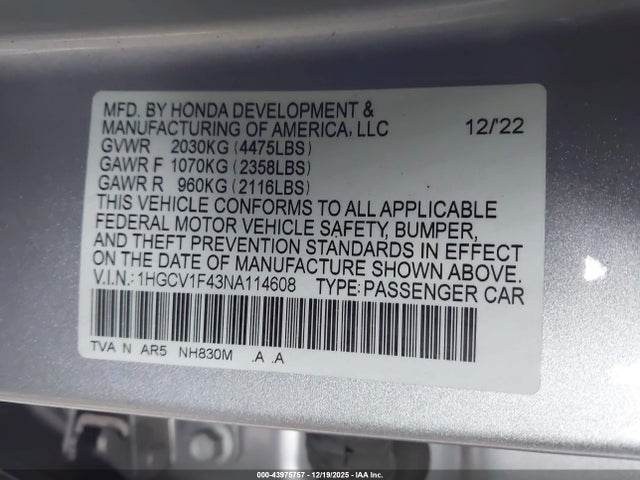 Honda Accord Sport Special Edition