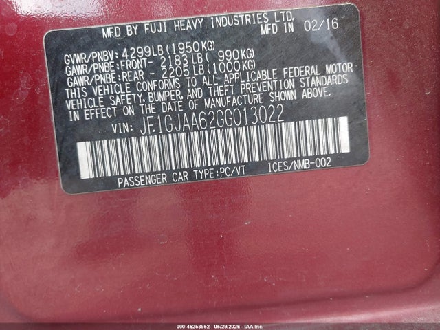 Subaru Impreza 2.0i