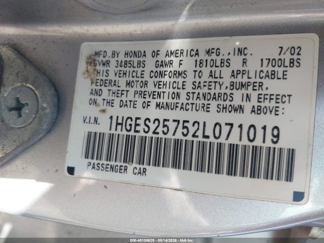 Honda Civic Ex