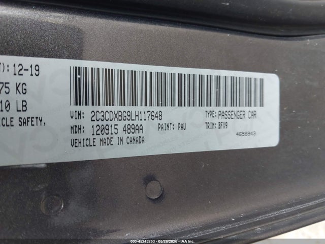 Dodge Charger Sxt Rwd
