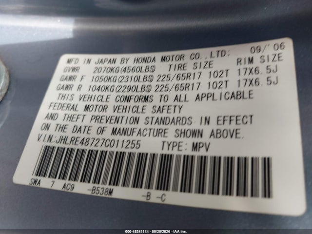 Honda CR-V Ex-l