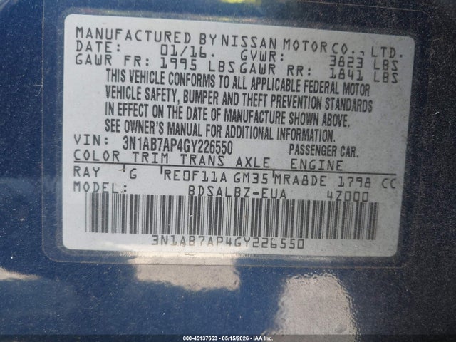 Nissan Sentra S
