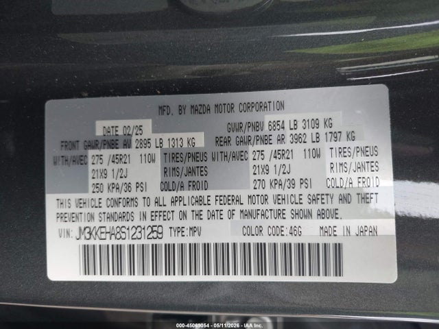 Mazda Cx Premium Plus Package