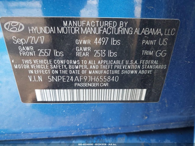 Hyundai SONATA Se