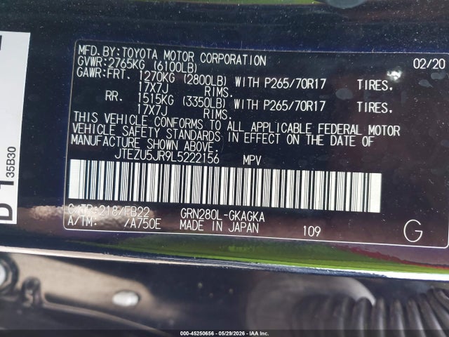 Toyota 4Runner Sr5