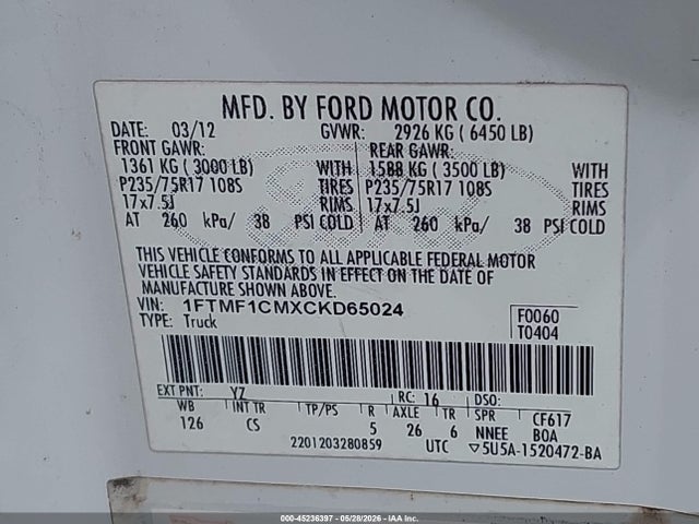 Ford F-150 Xl