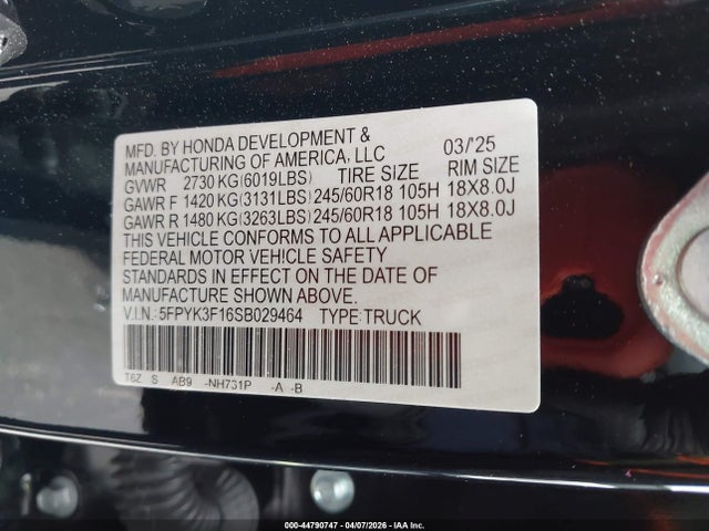 Honda Ridgeline Sport