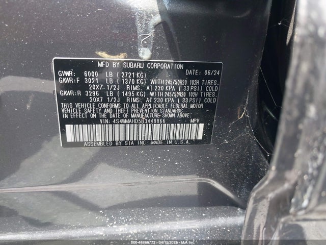 Subaru Ascent Onyx Edition 7-passenger