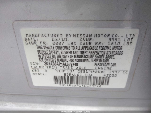 Nissan Sentra 2.0