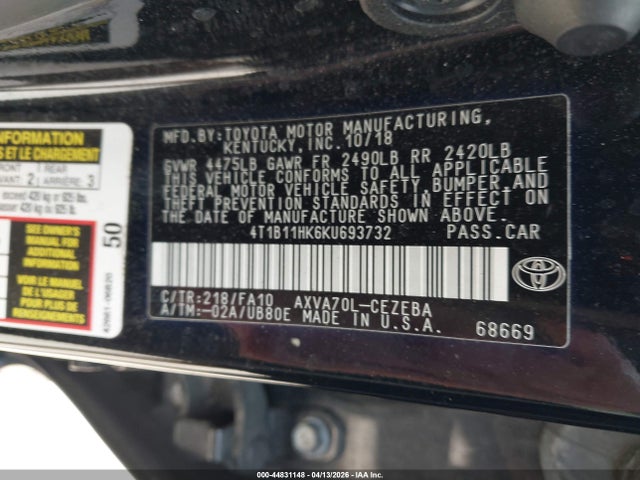 Toyota Camry L