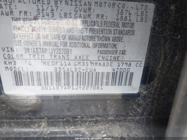 Nissan Sentra Sv
