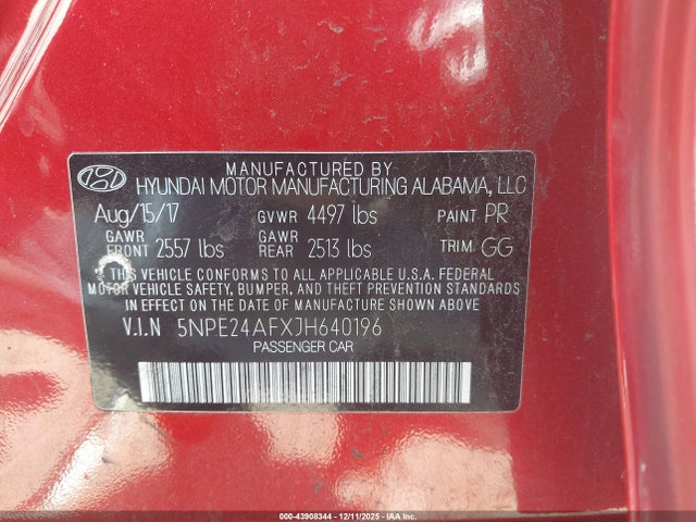 Hyundai SONATA Se