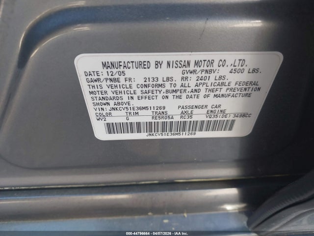 INFINITI G35