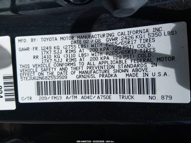 Toyota Tacoma Prerunner V6