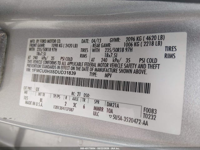 Ford Escape Sel