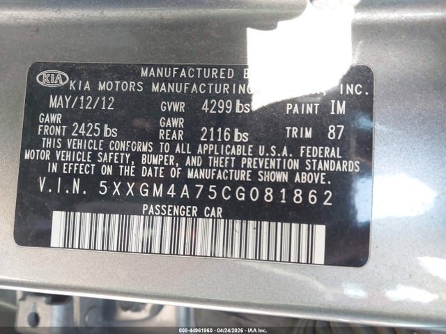 Kia Optima Lx