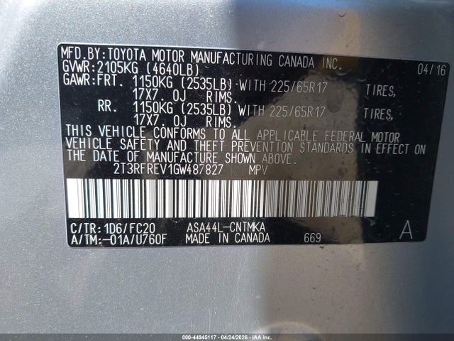 Toyota RAV4 Xle