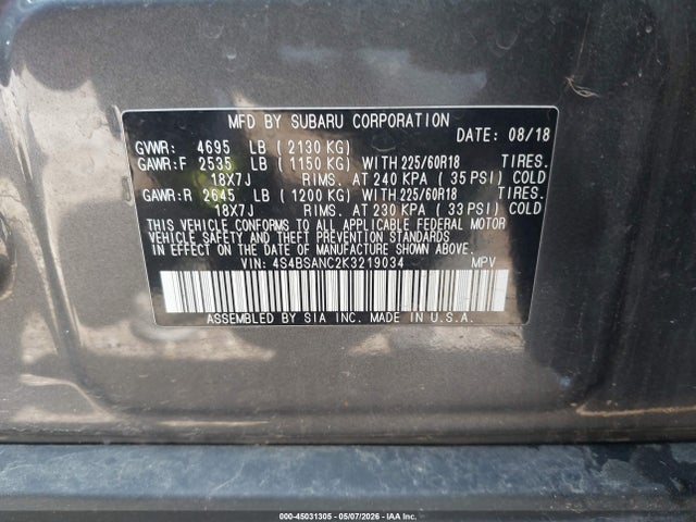 Subaru Outback 2.5i Limited