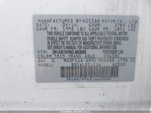 Nissan Sentra Sv