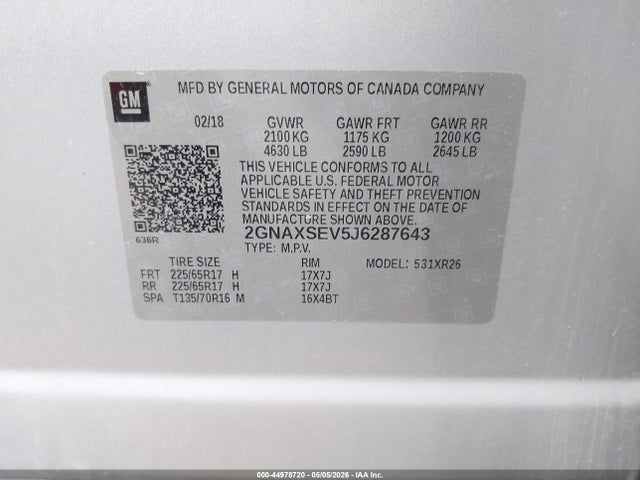 Chevrolet Equinox Lt
