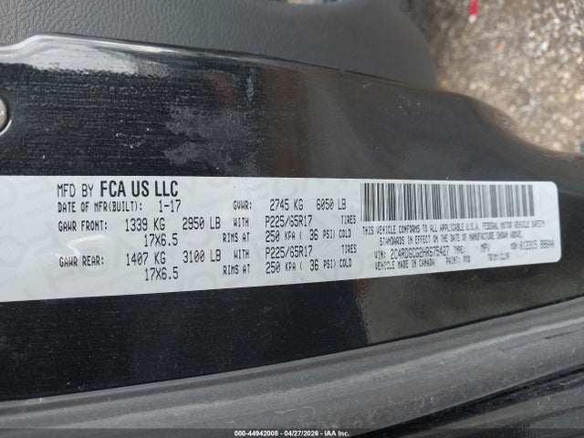 Dodge Grand Caravan Sxt
