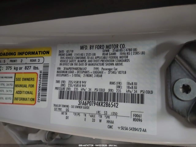 Ford Fusion Se