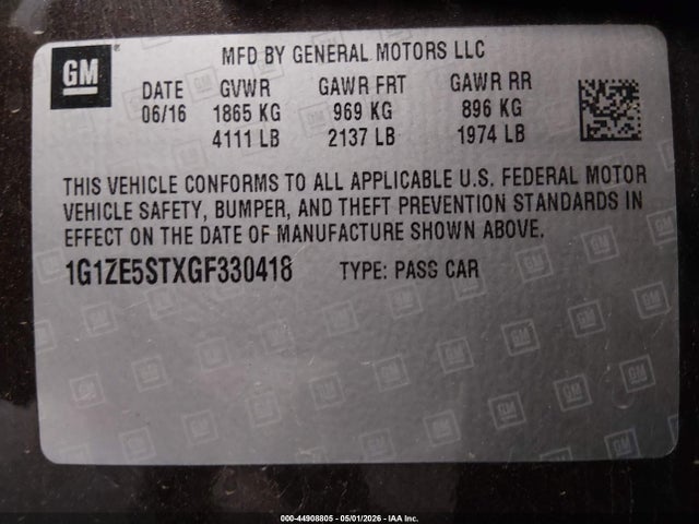 Chevrolet Malibu 1lt